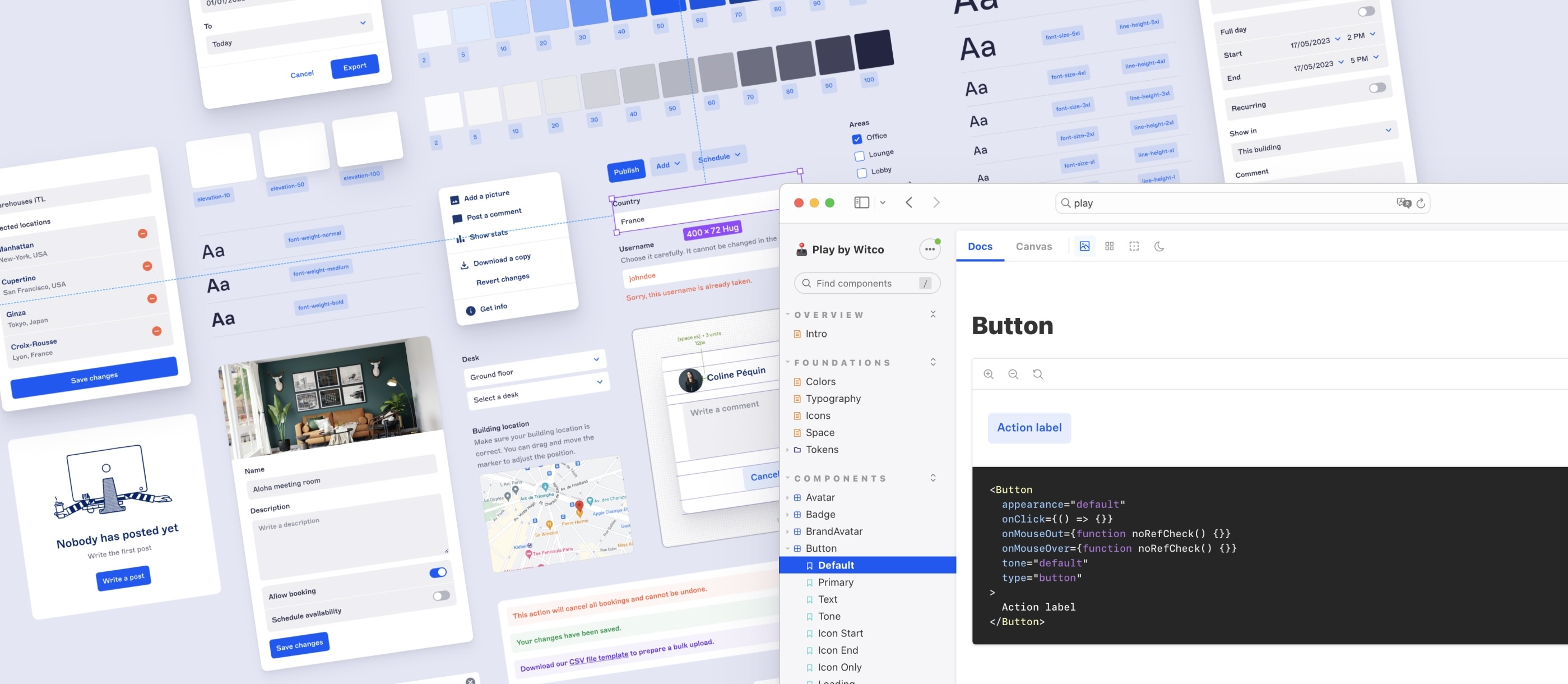 UI Design System illustration